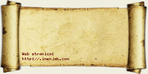 Andjelina Radaković vizit kartica